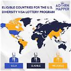 which countries have visa lottery